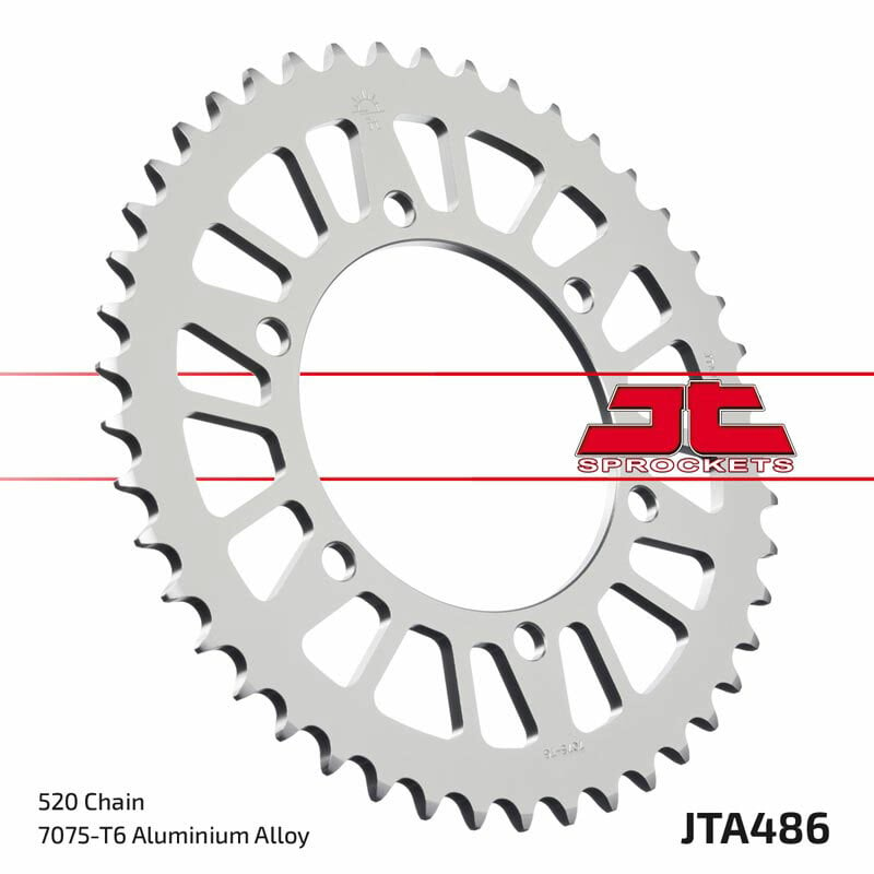 Obrázek produktu JT SPROCKETS Hliníkové ultralehké zadní kolo 486 - 520 JTA486.42BLK