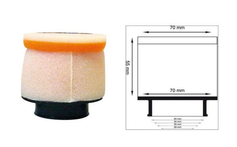Obrázek produktu Vzduchový filtr TWIN AIR válcový Ø28 mm - 158973 158973