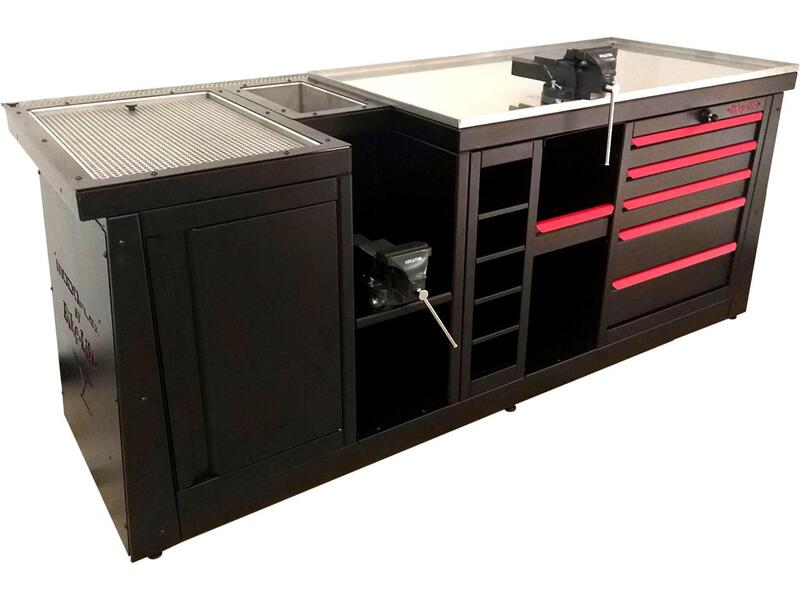 Obrázek produktu Pracovní stůl pro opravy odpružení BIKE-LIFT - 230x80x90cm MF-SB 2300