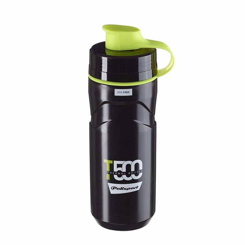 Obrázek produktu Termální láhev POLISPORT T500 Black/Lime Green 500/650ml 8645500001