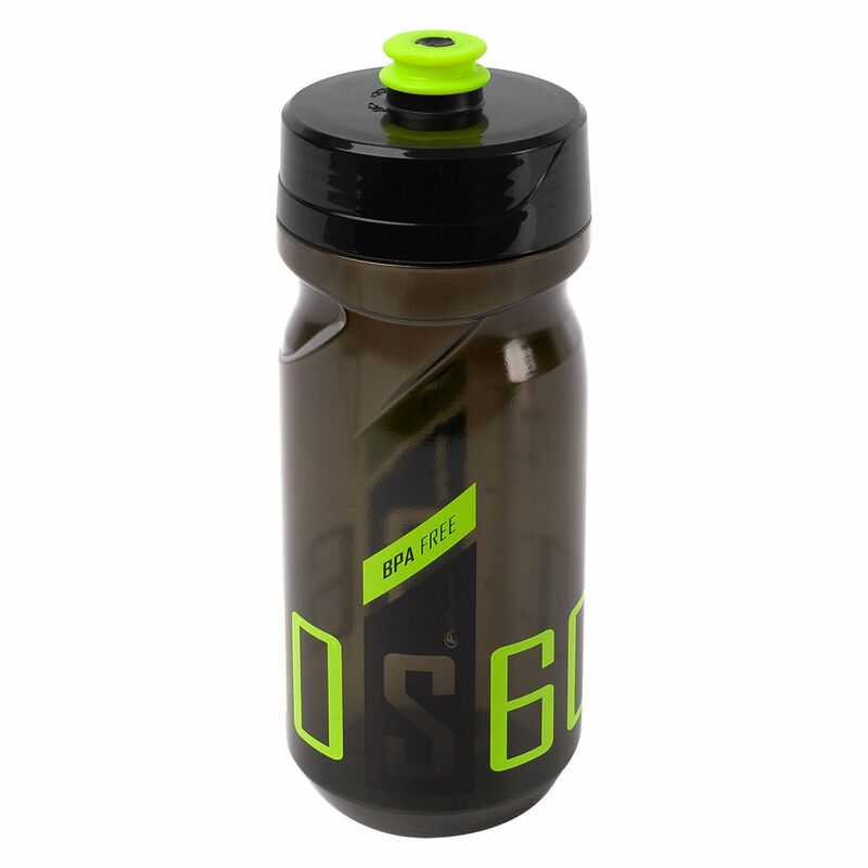 Obrázek produktu POLISPORT Láhev na vodu S600 Clear Black/Lime Green se šroubovacím uzávěrem 600 ml 8645300003