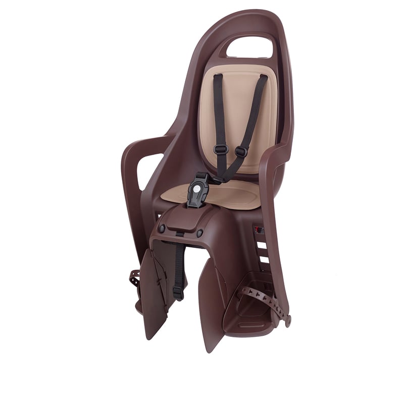 Obrázek produktu POLISPORT Groovy Maxi CFS Zadní nosič dětské sedačky na kolo - tmavě hnědý/hnědý 8406100016