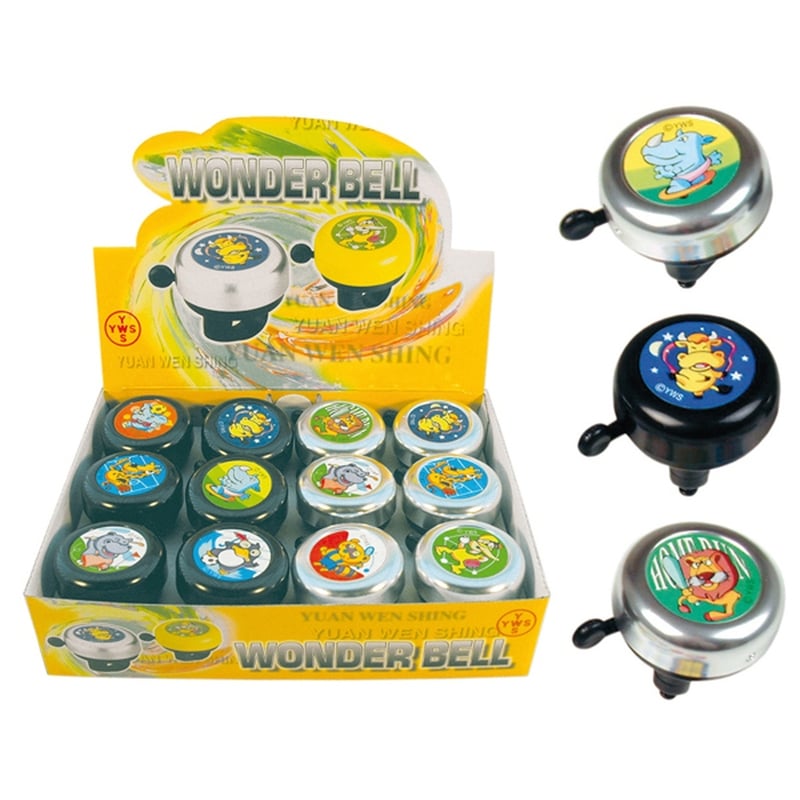 Obrázek produktu V BIKE Krabice 12 zvonků na kolo 55mm hliníkových - různé modely YWS-312A