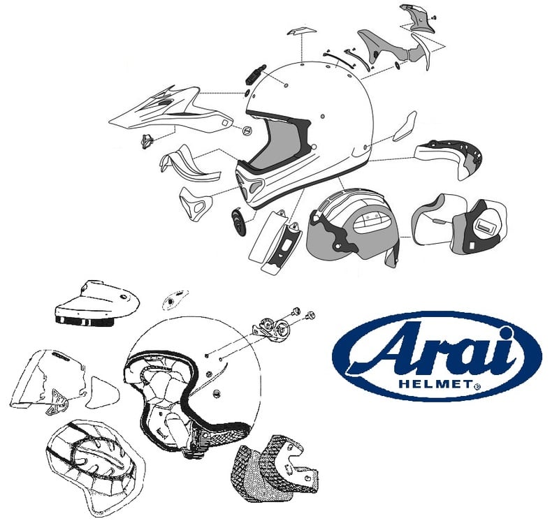 Obrázek produktu ARAI RX-7V Horní karta PRL0007-00-02