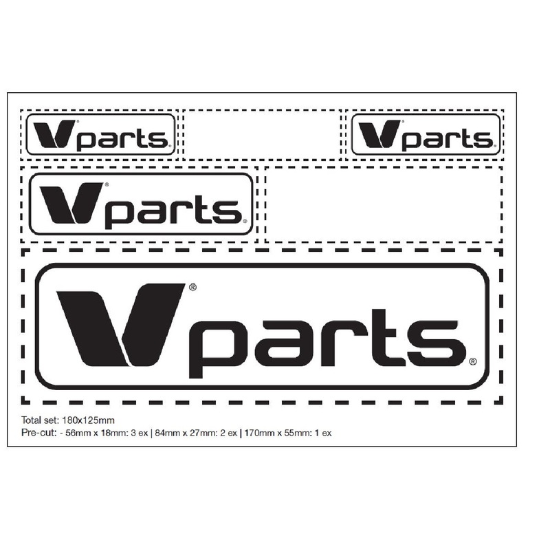 Obrázek produktu V-PARTS Nálepky Sheet STICKER-VPARTS