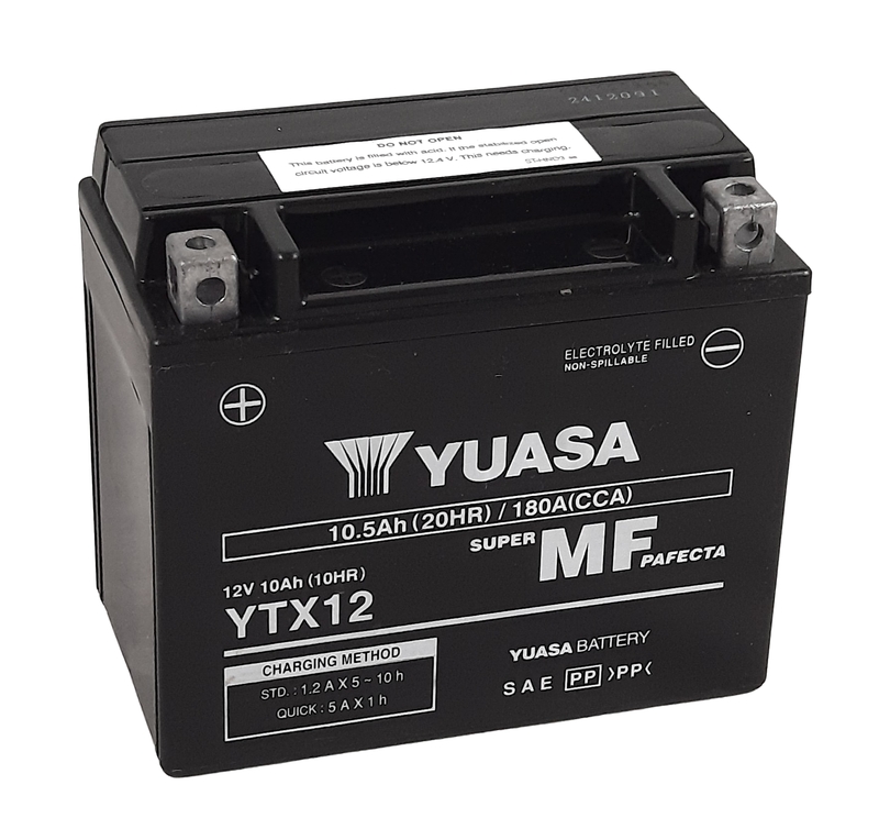 Obrázek produktu Továrně aktivovaná motocyklová baterie YUASA YTX12 YTX12