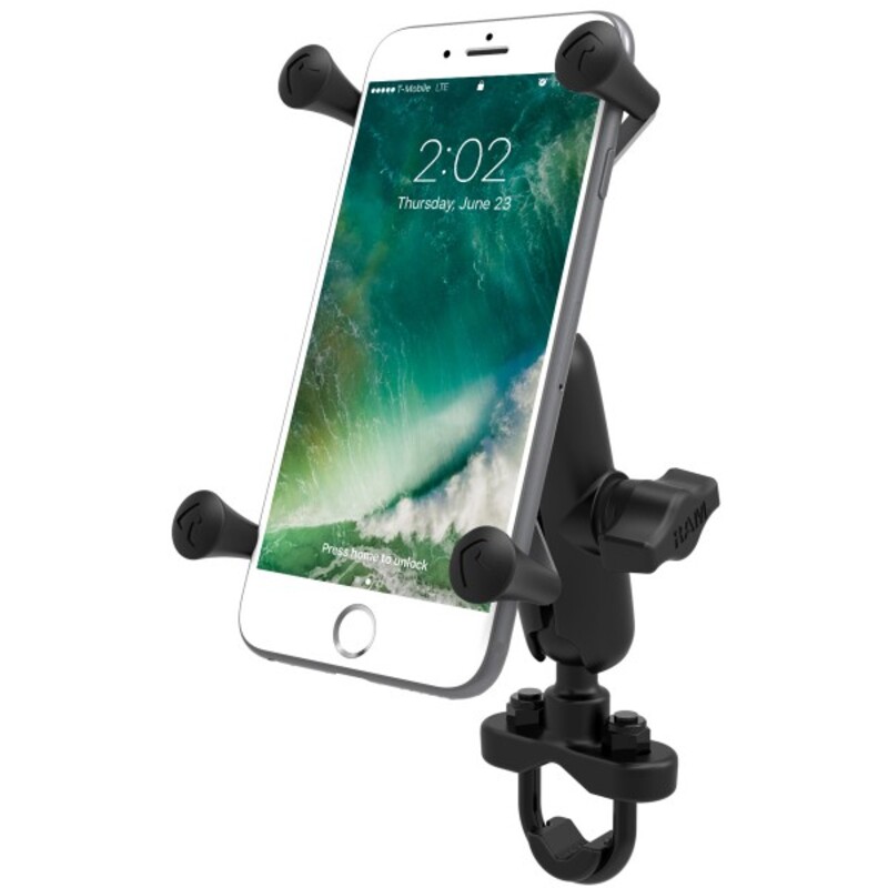 Obrázek produktu RAM MOUNTS X-Grip® Držák telefonu na střední rameno s U-šroubem na řídítkách - velké telefony RAM-B-149Z-UN10