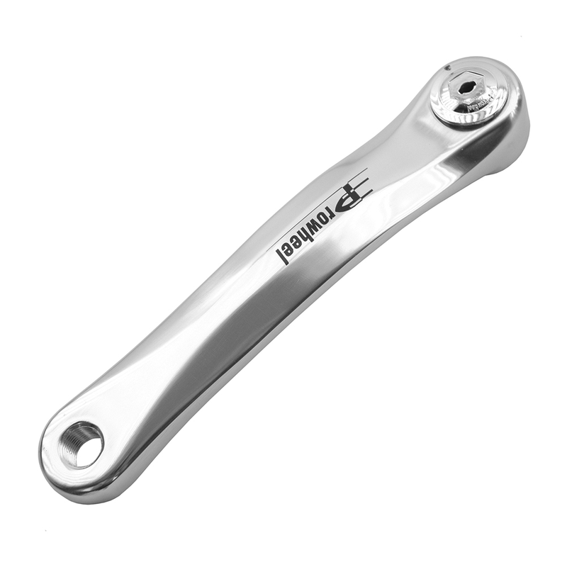 Obrázek produktu PROWHEEL Levá klika hliníková 170mm Silver Diamond Axle A005N-170MM