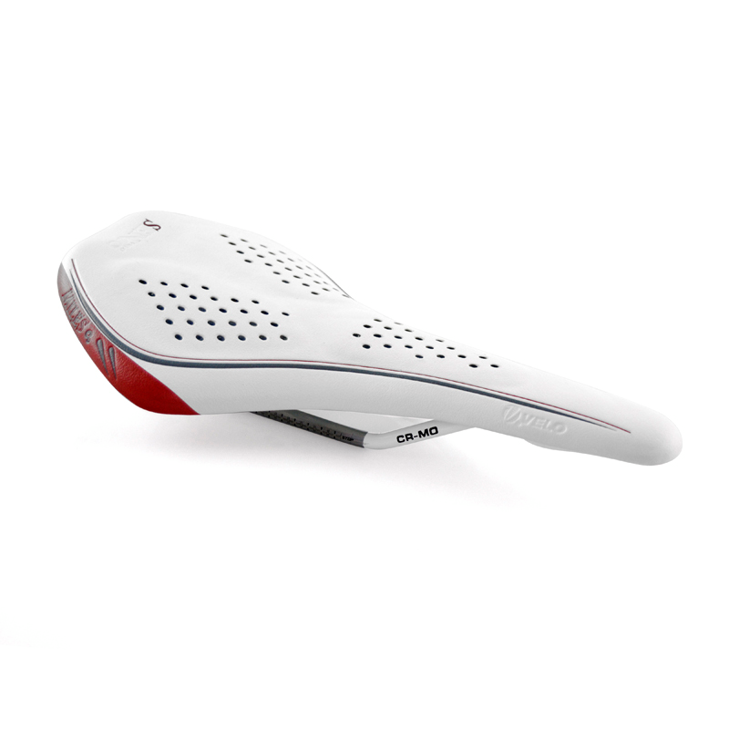 Obrázek produktu VELO Cyklistické sedlo Miles Rails Cr-Mo Female White VL4142-WHITE-CRMO