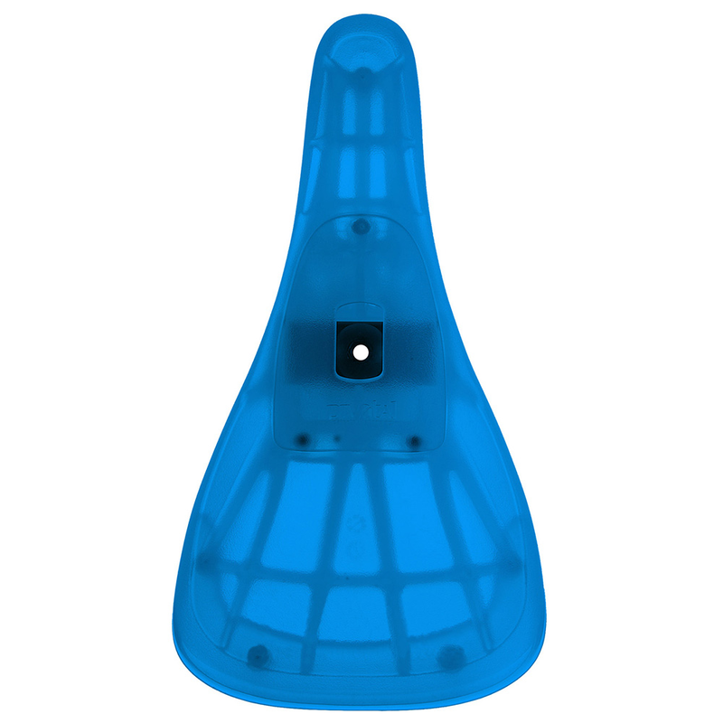 Obrázek produktu VELO Sedlo jízdního kola Bmx / Freestyle Pro otočný držák sedlovky Nylon Clear Blue VL-7101-BLUE TRANSLU