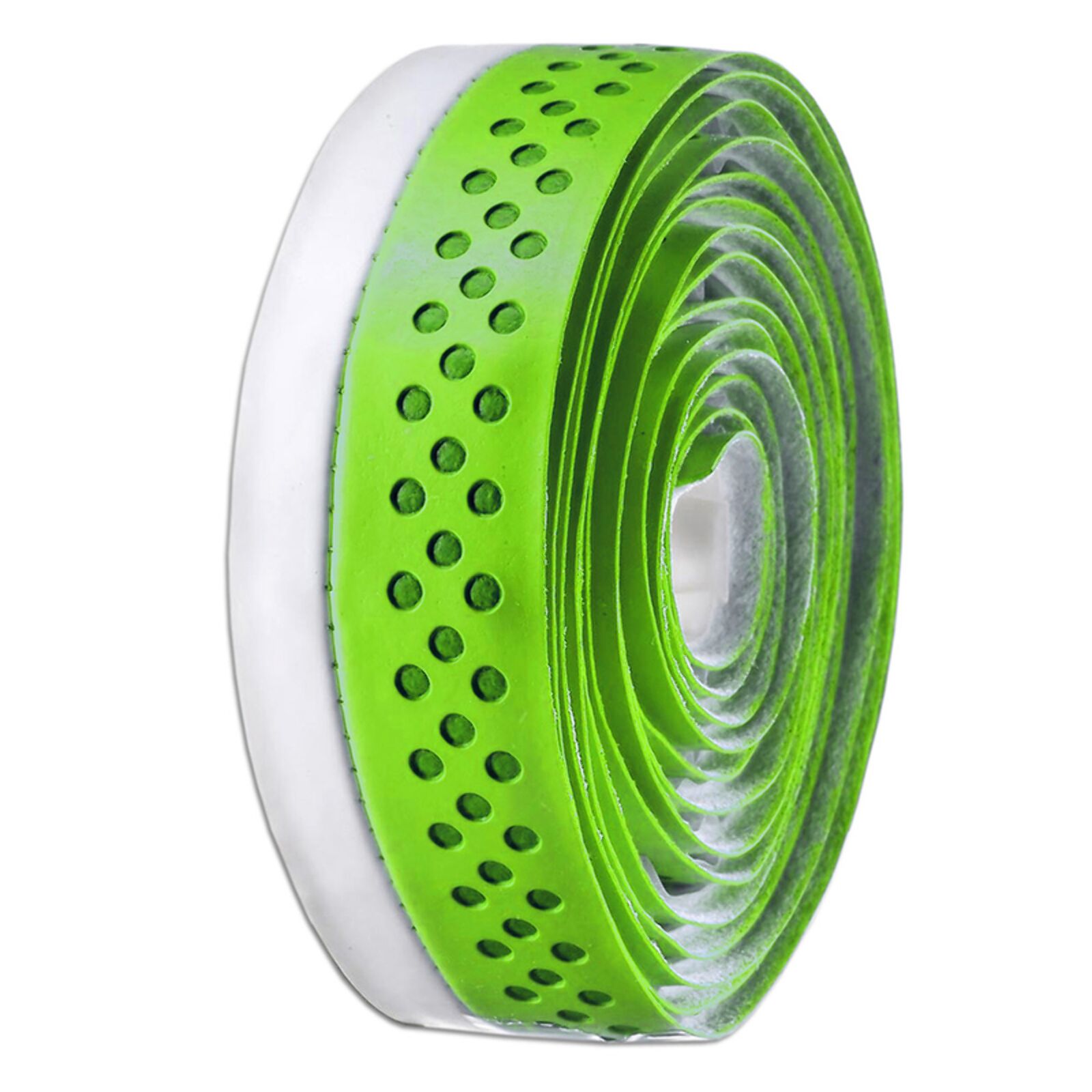 Obrázek produktu Velo Páska na řídítka jízdního kola Silniční mikrovlákno Vrtané 2 tóny Zelená/Bílá VLT-038-GREEN/BLACK