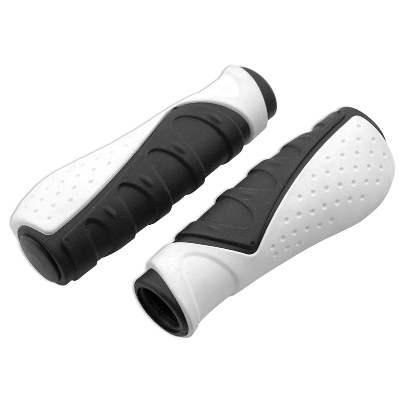 Obrázek produktu Gripy Velo Bicycle Grips Comfort bílé/černé VLG-709AD3-WHITE+BK