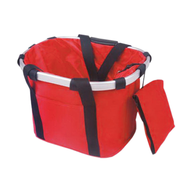 Obrázek produktu Košík na kolo V BIKE. Tkanina. Červená. 17L CTG-Q001-RED