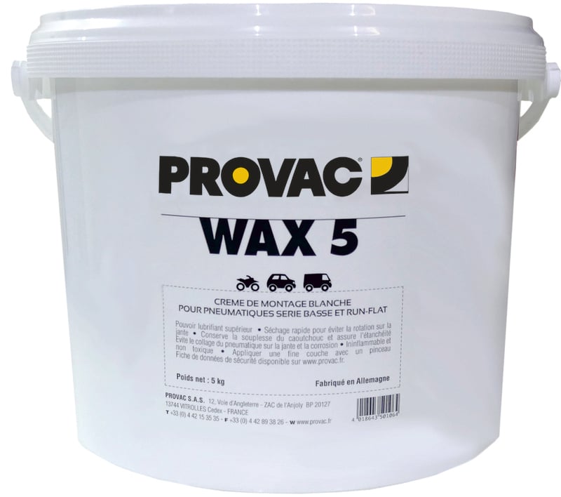 Obrázek produktu PROVAC Montážní pasta na pneumatiky bílá - 1x5kg WAX5