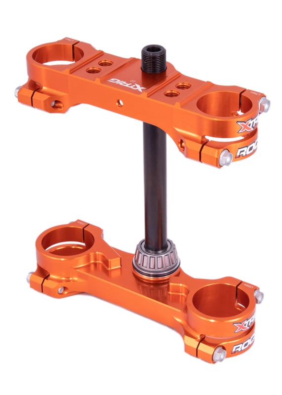 Obrázek produktu XTRIG ROCS Tech Trojitý třmen s odsazením 22 mm - oranžový KTM SX65 40504007