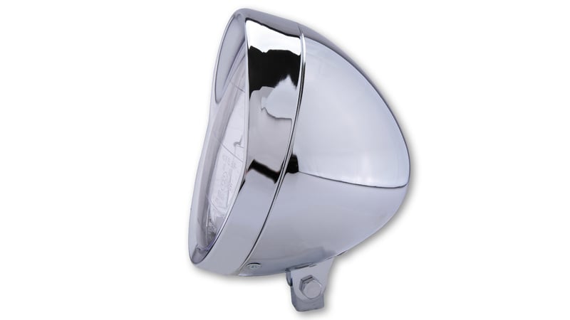 Obrázek produktu SHIN YO 6 1/2" Cruiser Chrome světlomet se stínítkem 223-051