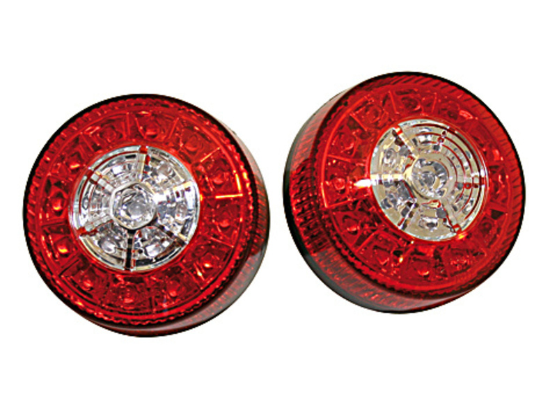 Obrázek produktu SHIN YO LED 3v1 LED zadní světlo, brzdové světlo, blinkr pro čtyřkolky, černá barva 254-030