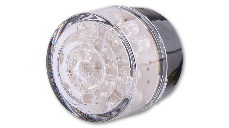 Obrázek produktu SHIN YO Insert LED Mini Taillight Bullet, kulatý, průhledné sklo 255-850
