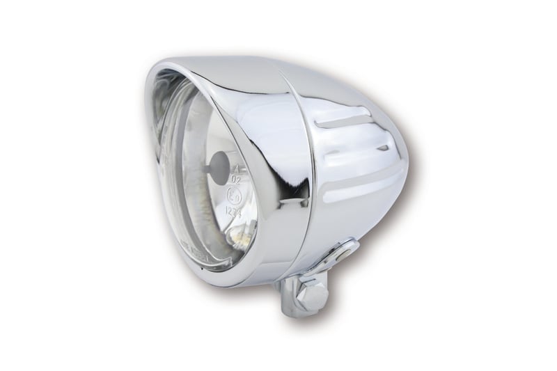 Obrázek produktu SHIN YO 90 mm chromový světlomet Bullet Grooved Visor 223-347