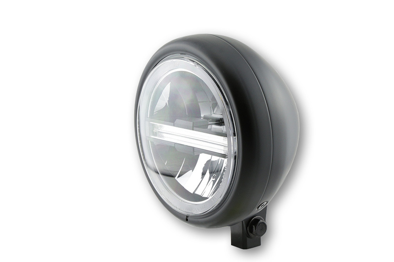 Obrázek produktu HIGHSIDER 5 3/4" LED světlomet Pecos Type6 s TFL, černý matný 223-221