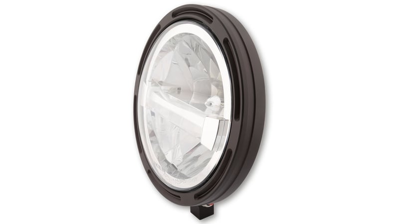 Obrázek produktu Rámeček hlavního světlometu HIGHSIDER 7" LED-R1 Type4, černý, spodní montáž 223-255