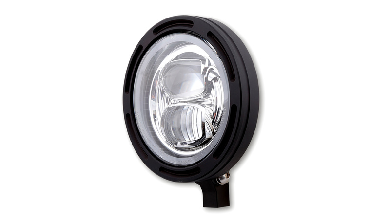 Obrázek produktu Rámeček světlometu HIGHSIDER 5 3/4" LED-R2 Type7, černý, spodní montáž 223-275