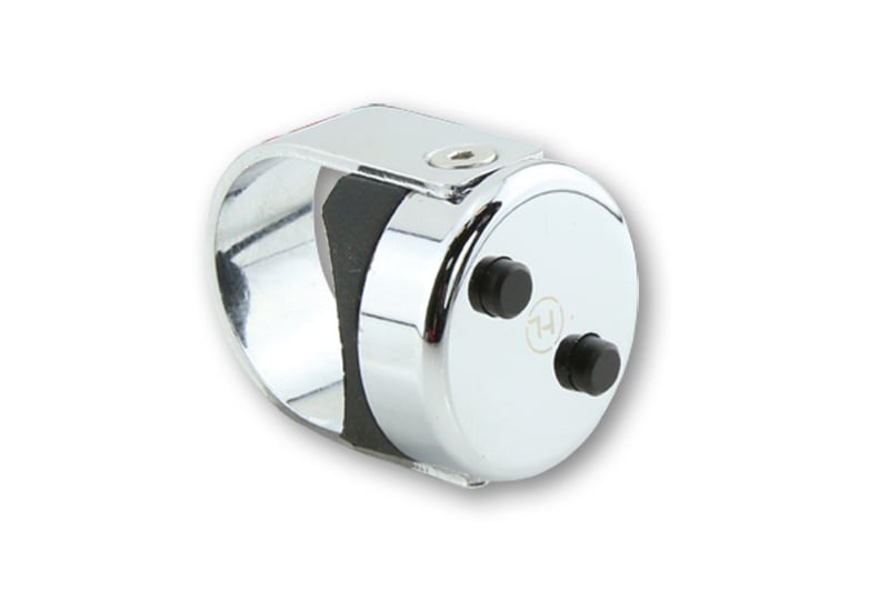 Obrázek produktu HIGHSIDER CNC Push Button Classic, chrom, 7/8 a 1" řídítka 240-073