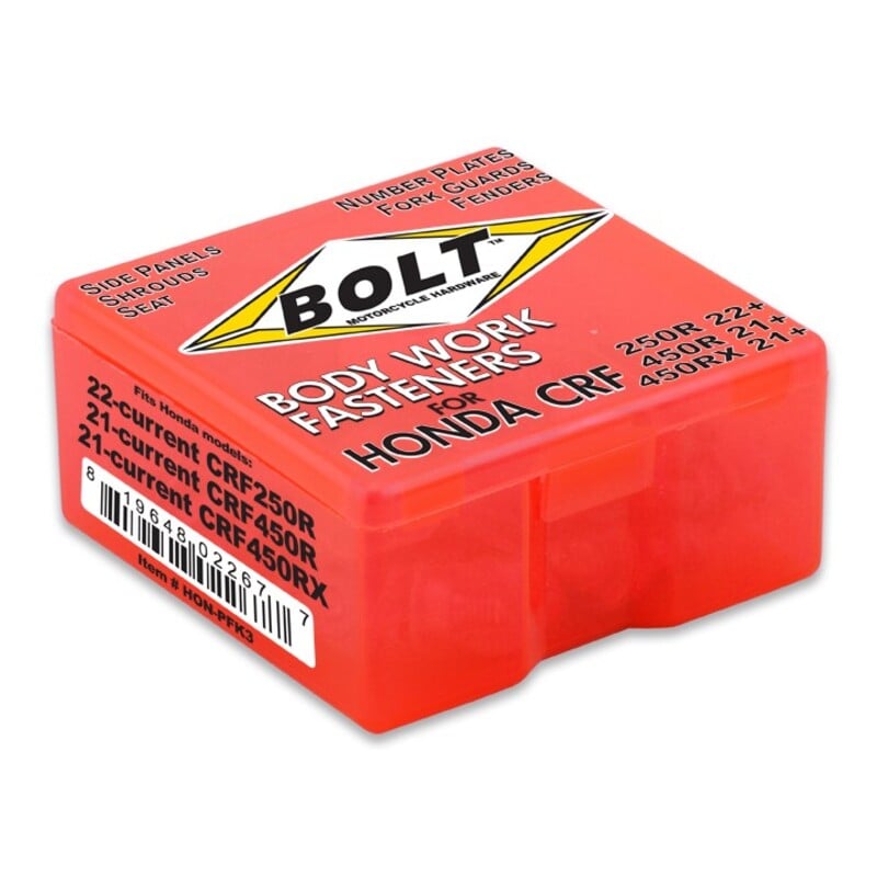 Obrázek produktu Kompletní sada plastových spojovacích prvků BOLT - Honda HON-PFK3