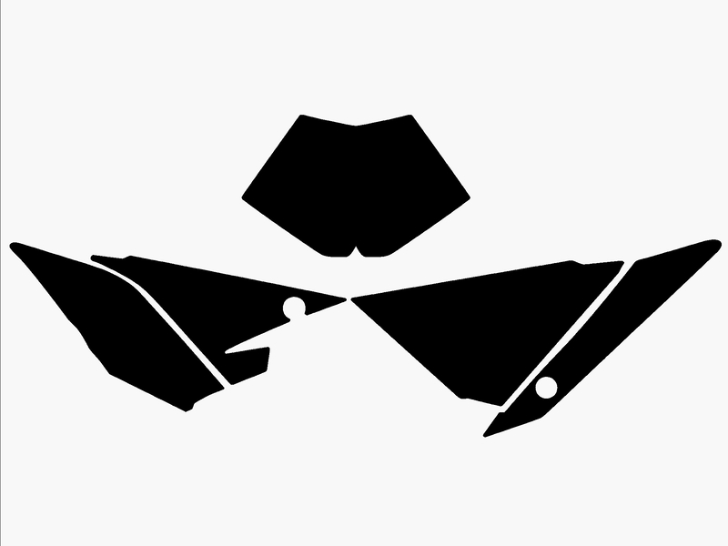 Obrázek produktu BLACKBIRD Plate Nálepky - Beta RR 2T/4T 3B04/000006