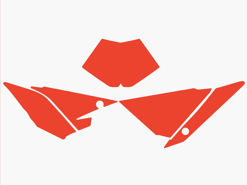 Obrázek produktu BLACKBIRD Plate Nálepky - Beta RR 2T/4T 3B04/000009