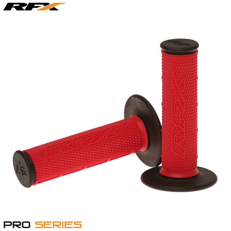 Obrázek produktu RFX Pro Series Dual Compound Gripy s černými konci (červená/černá) Pár FXHG2020099RD