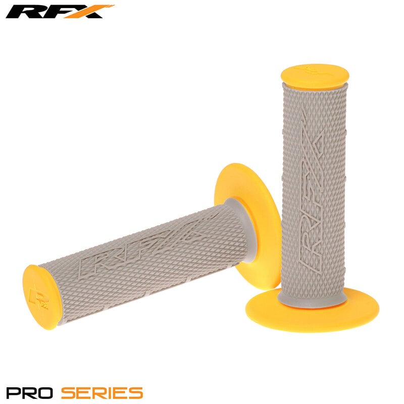 Obrázek produktu RFX Pro Series Dual Compound Gripy Grey Centre (šedá/žlutá) Pár FXHG2050099YL