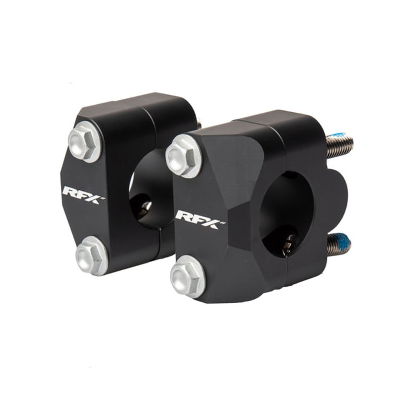 Obrázek produktu RFX Race Handlebar Adaptor Kit 22,2 mm>28,6 mm (černý) Univerzální konverze na oversize řídítka FXHM9000055BK