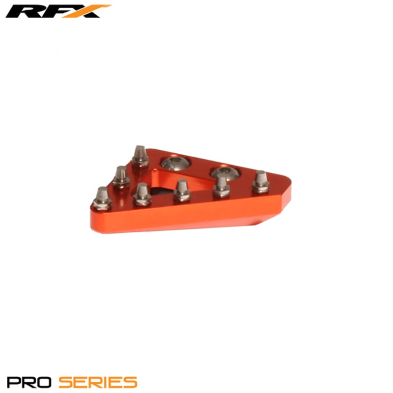 Obrázek produktu RFX Pro Náhradní pevná koncovka zadní brzdové páky CNC (oranžová) FXRB9010199OR