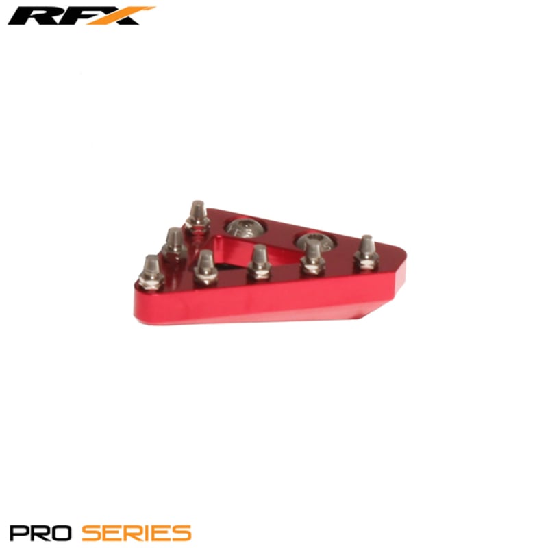 Obrázek produktu RFX Pro Náhradní pevná koncovka zadní brzdové páky CNC (červená) FXRB9010199RD