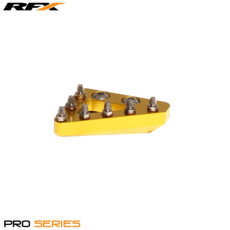 Obrázek produktu RFX Pro Náhradní pevná koncovka zadní brzdové páky CNC (žlutá) FXRB9010199YL