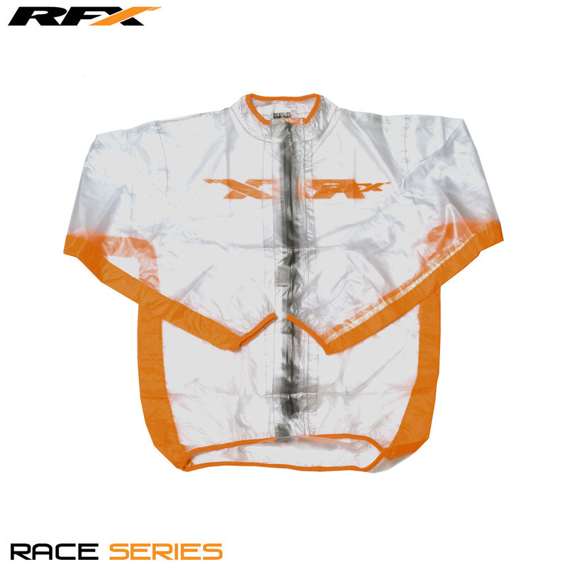 Obrázek produktu RFX Sport Wet Jacket (Clear/Orange) Velikost Youth Size S (6-8) FXWJ100YS55OR