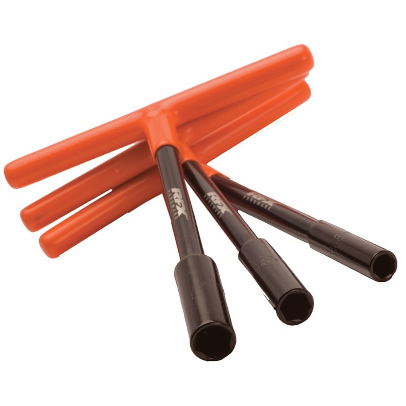 Obrázek produktu RFX Pro T-Bar Set (Black/Orange) Standard Reach s gumovou rukojetí 8 mm/10 mm/12 mm FXWT3020099BK