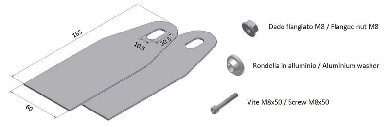 Obrázek produktu Montážní sada MIVV pro tlumič X-Cone 90 50.SC.KU.001.SC2