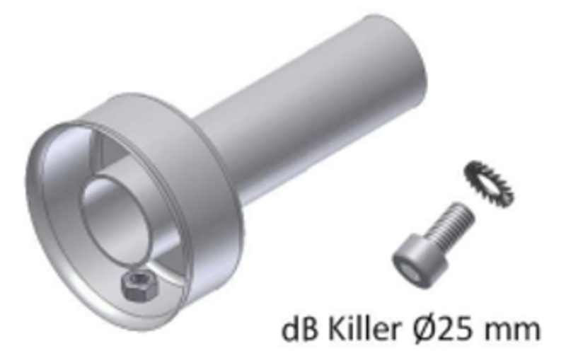 Obrázek produktu MIVV DB Killer pro tlumič výfuku GP Pro Ø25 mm 50.SC.DK.122.0