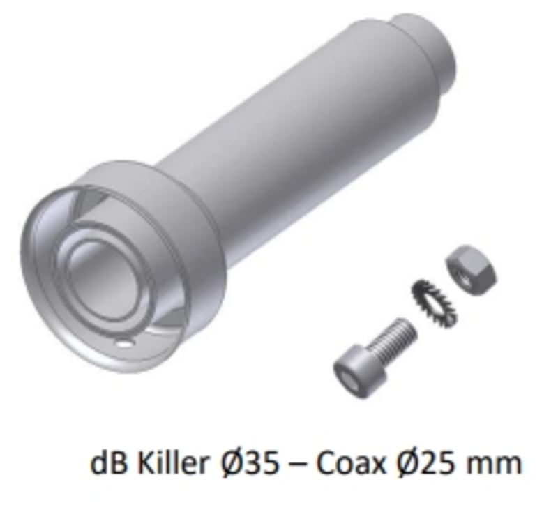 Obrázek produktu MIVV DB Killer pro tlumič výfuku Mover Ø35 mm 50.SC.DK.154.0