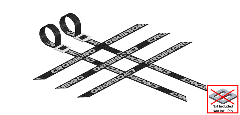 Obrázek produktu Sada pásů CROSS-PRO Nerf-Bars - černá 2CP14132300004