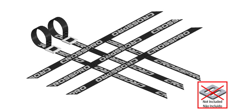 Obrázek produktu Sada pásů CROSS-PRO Nerf-Bars - černá 2CP14133300004