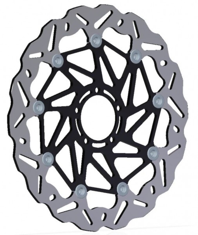 Obrázek produktu BRAKING Plovoucí brzdový kotouč Wave - WK144L WK144L