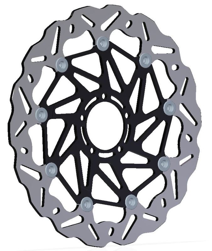 Obrázek produktu BRAKING Plovoucí brzdový kotouč Wave - WK144R WK144R