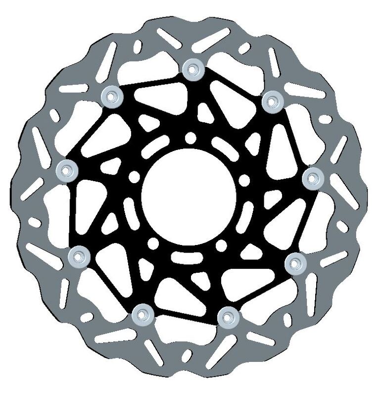 Obrázek produktu BRAKING Plovoucí brzdový kotouč Wave - WK151R WK151R