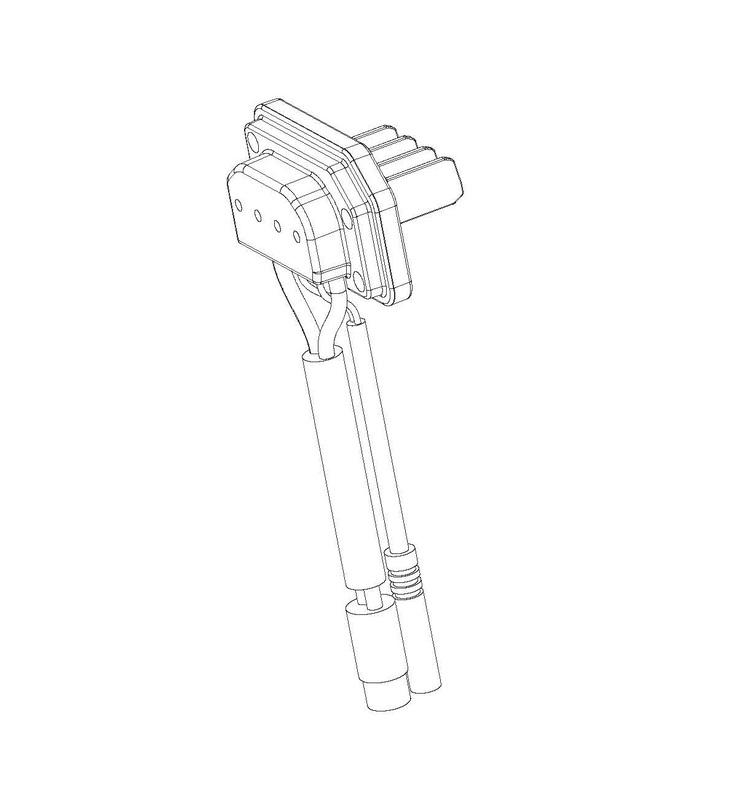 Obrázek produktu POLINI E-Bike Battery Conector 110mm 500W Evo 955.830.031