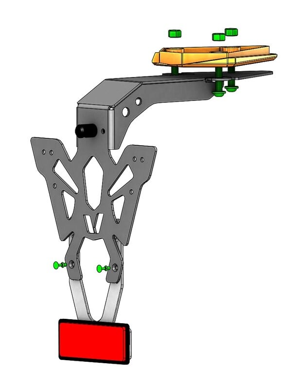 Obrázek produktu V PARTS Držák SPZ C8-SPT012