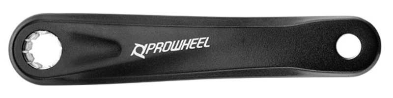 Obrázek produktu PROWHEEL E-Bike pravá klika hliníková 165mm ISIS - Bosch / Bafang / Yamaha EB04-R-165 (ISIS)