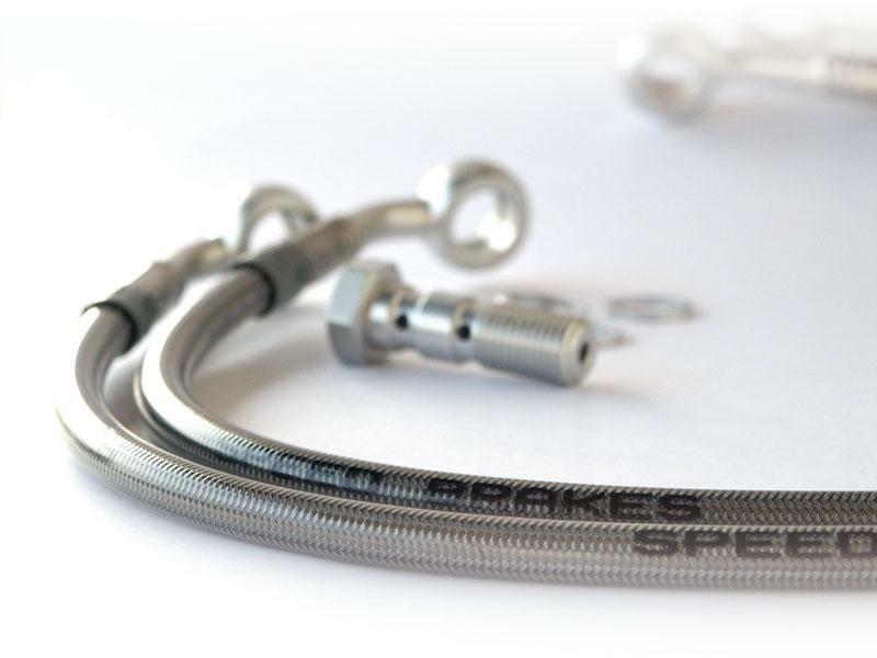 Obrázek produktu SPEEDBRAKES Letecká brzdová hadice z nerezové oceli/černý banjo